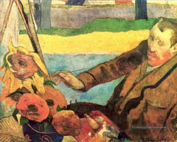 Van Gogh Peinture Tournesols postimpressionnisme Primitivisme Paul Gauguin Peinture à l'huile